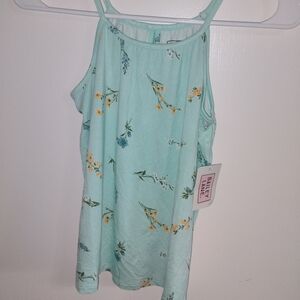 Bailey Lane Light Green Floral Kids Blouse Size 8